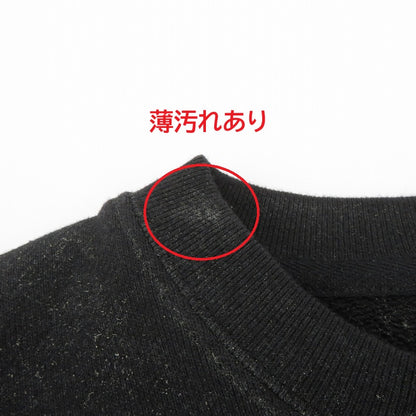 APPLE BUM | アップルバム Airbrush Crew Sweat スウェット ブラック サイズ：S【瀬戸大橋店】