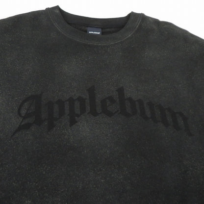 APPLE BUM | アップルバム Airbrush Crew Sweat スウェット ブラック サイズ：S【瀬戸大橋店】