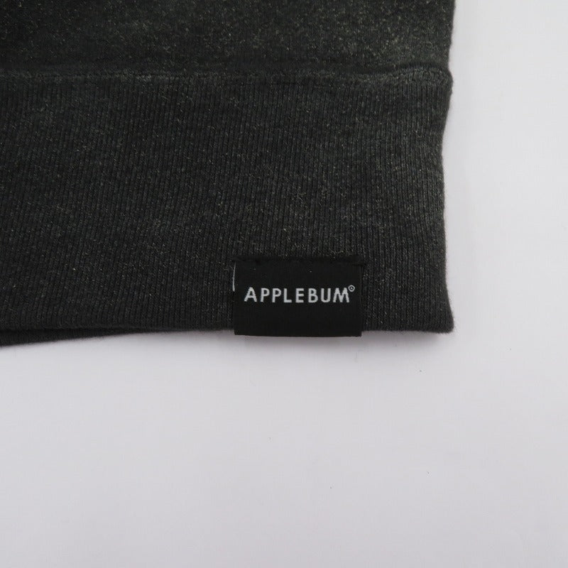 APPLE BUM | アップルバム Airbrush Crew Sweat スウェット ブラック サイズ：S【瀬戸大橋店】