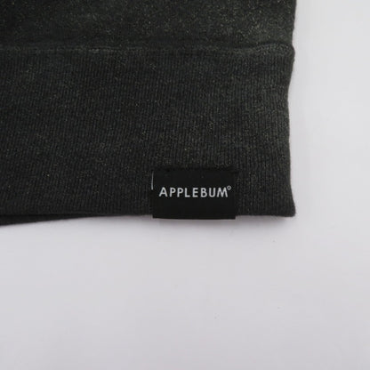 APPLE BUM | アップルバム Airbrush Crew Sweat スウェット ブラック サイズ：S【瀬戸大橋店】