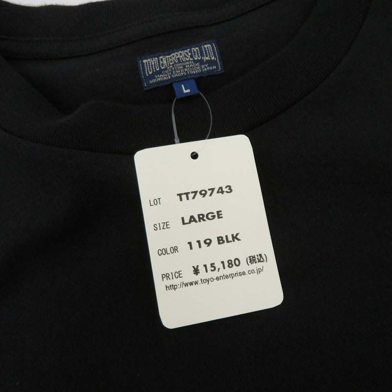 TAILOR TOYO(東洋エンタープライズ) | テイラートウヨウテイラートーヨー 半袖Ｔシャツ TT79743 ブラック サイズ：L【瀬戸大橋店】
