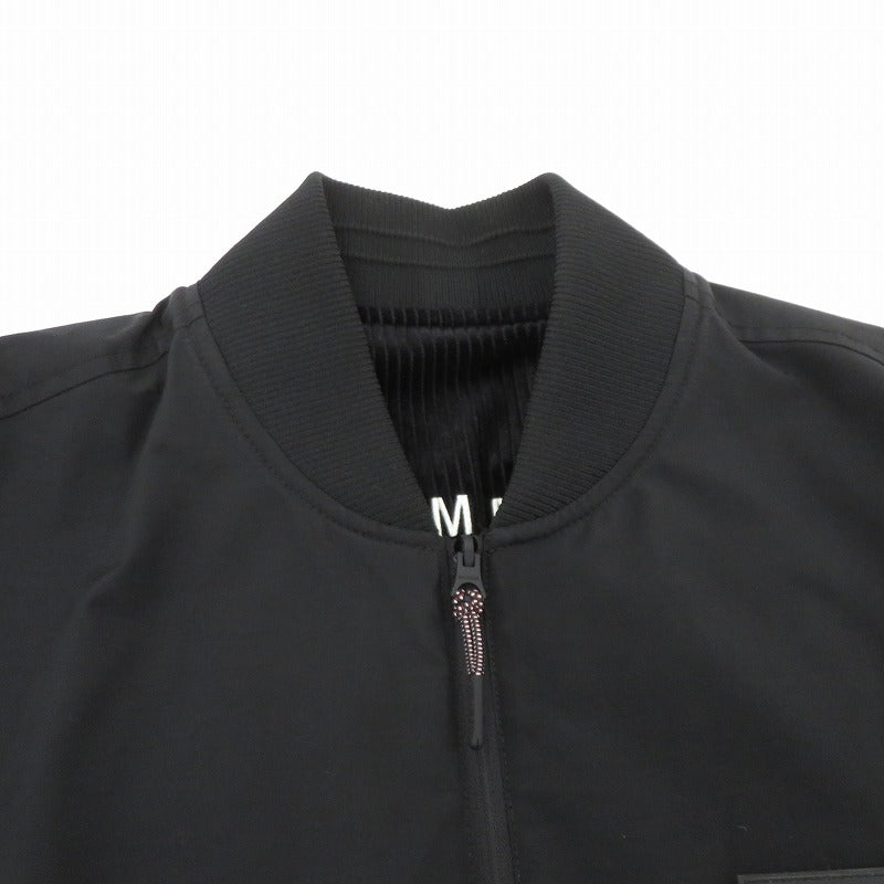 TOMMY HILFIGER | トミーヒルフィガー MIX MEDIA REVERSIBLE BOMBER ミリタリージャケット MW42954 ブラック サイズ：S【瀬戸大橋店】