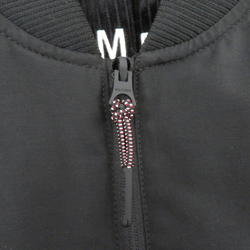TOMMY HILFIGER | トミーヒルフィガー MIX MEDIA REVERSIBLE BOMBER ミリタリージャケット MW42954 ブラック サイズ：S【瀬戸大橋店】