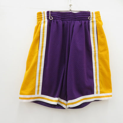 MITCHELL&NESS | ミッシェルアンドネスミッチェルアンドネス NBA SWINGMAN ROAD SHORTS LAKERS 20ss ショートパンツ SMSHGS18235-LAL パープル サイズ：M【瀬戸大橋店】