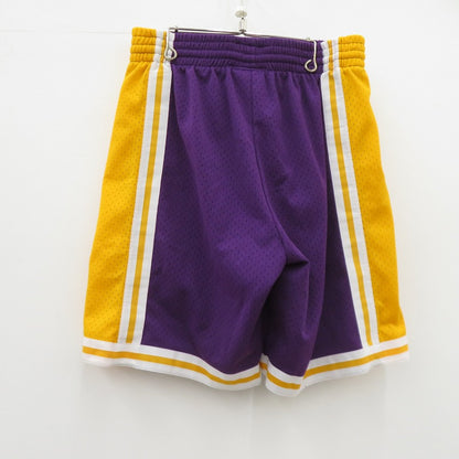 MITCHELL&NESS | ミッシェルアンドネスミッチェルアンドネス NBA SWINGMAN ROAD SHORTS LAKERS 20ss ショートパンツ SMSHGS18235-LAL パープル サイズ：M【瀬戸大橋店】