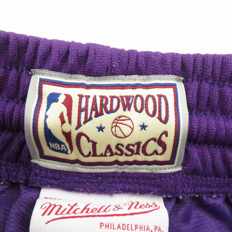 MITCHELL&NESS | ミッシェルアンドネスミッチェルアンドネス NBA SWINGMAN ROAD SHORTS LAKERS 20ss ショートパンツ SMSHGS18235-LAL パープル サイズ：M【瀬戸大橋店】