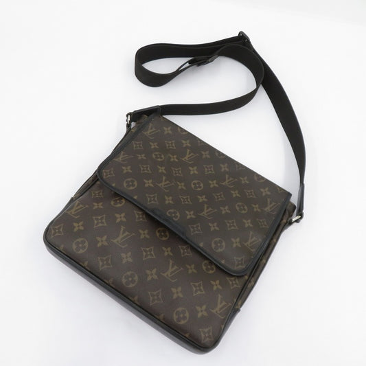 LOUIS VUITTON | ルイ・ヴィトン モノグラム マカサー バス MM ショルダーバッグ M56715 ブラウン【瀬戸大橋店】
