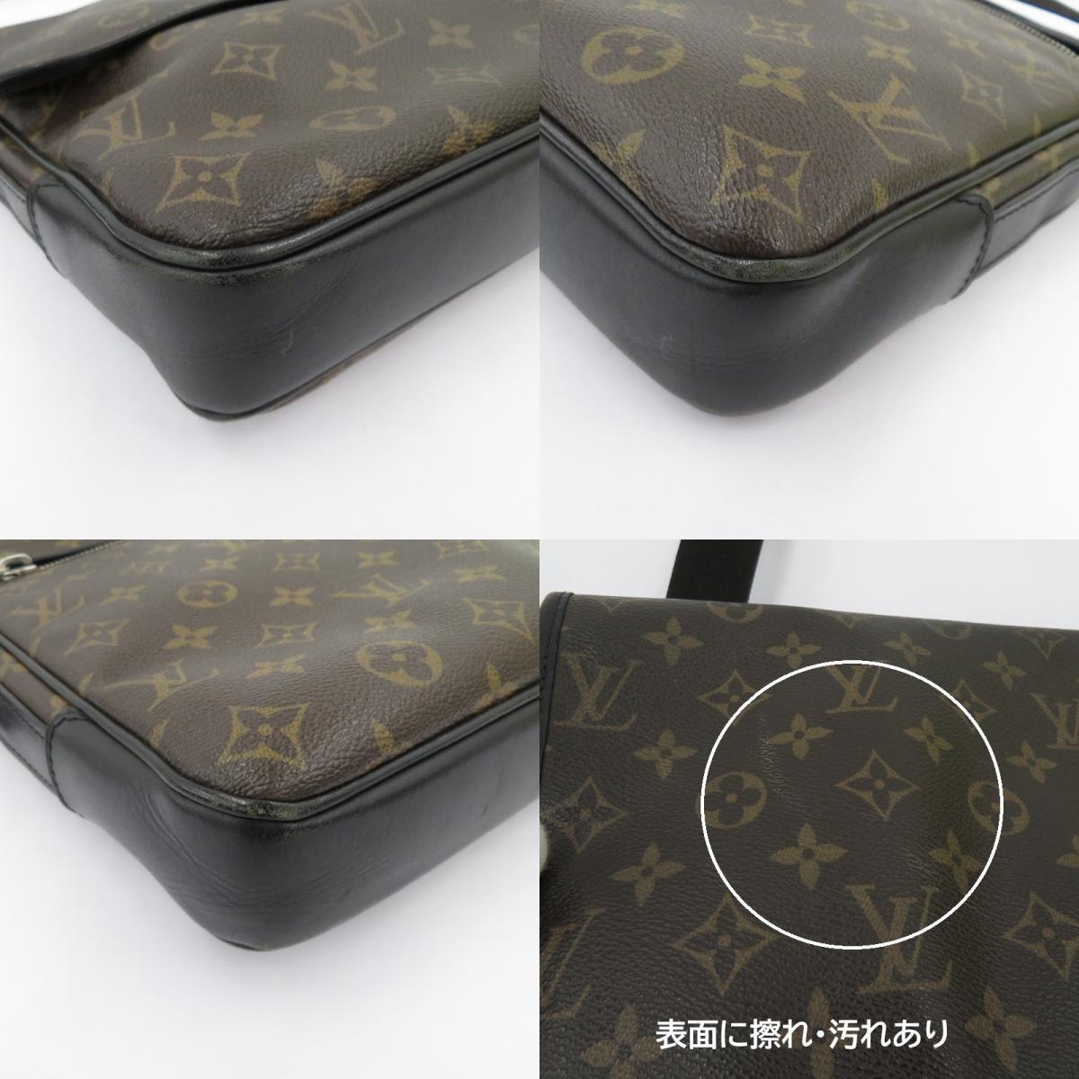 LOUIS VUITTON | ルイ・ヴィトン モノグラム マカサー バス MM ショルダーバッグ M56715 ブラウン【瀬戸大橋店】