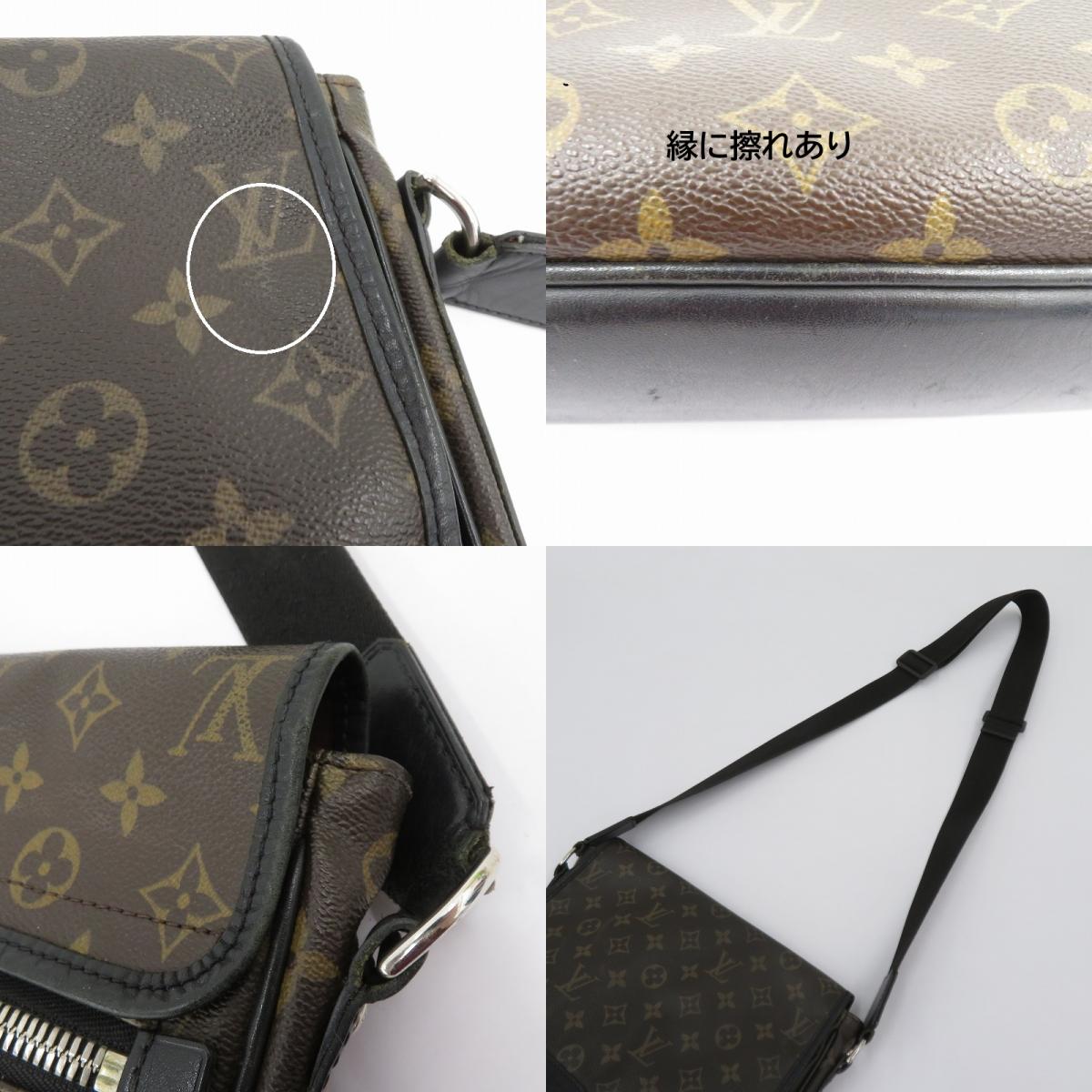LOUIS VUITTON | ルイ・ヴィトン モノグラム マカサー バス MM ショルダーバッグ M56715 ブラウン【瀬戸大橋店】