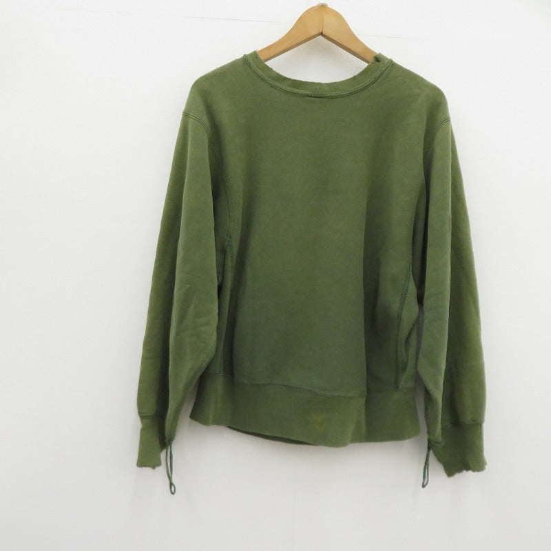 Champion | チャンピオン REVERSE WEAVE/BABSON 90S スウェット グリーン サイズ：L【瀬戸大橋店】