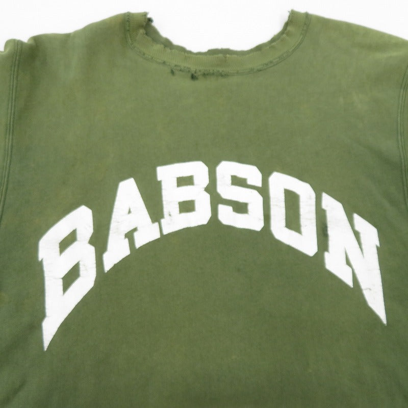 Champion | チャンピオン REVERSE WEAVE/BABSON 90S スウェット グリーン サイズ：L【瀬戸大橋店】