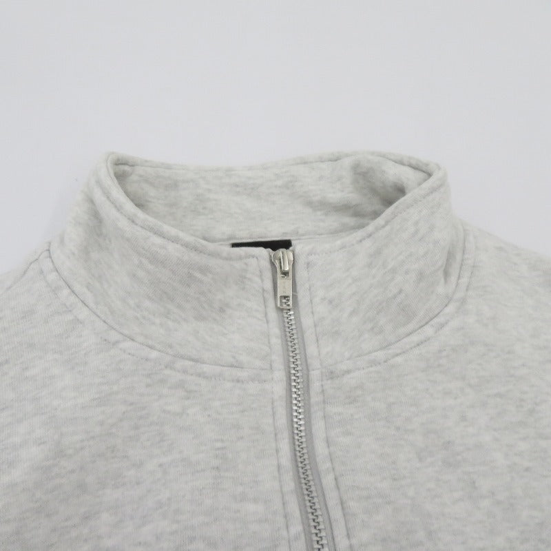 HUF | ハフ ハーフジップ スウェット グレー サイズ：L【瀬戸大橋店】