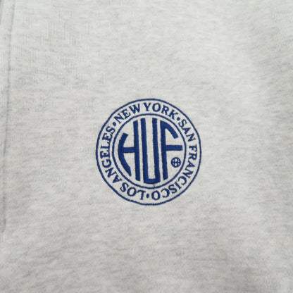 HUF | ハフ ハーフジップ スウェット グレー サイズ：L【瀬戸大橋店】
