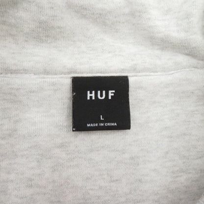 HUF | ハフ ハーフジップ スウェット グレー サイズ：L【瀬戸大橋店】