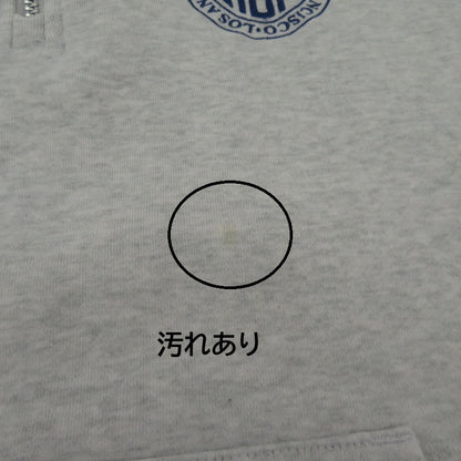 HUF | ハフ ハーフジップ スウェット グレー サイズ：L【瀬戸大橋店】
