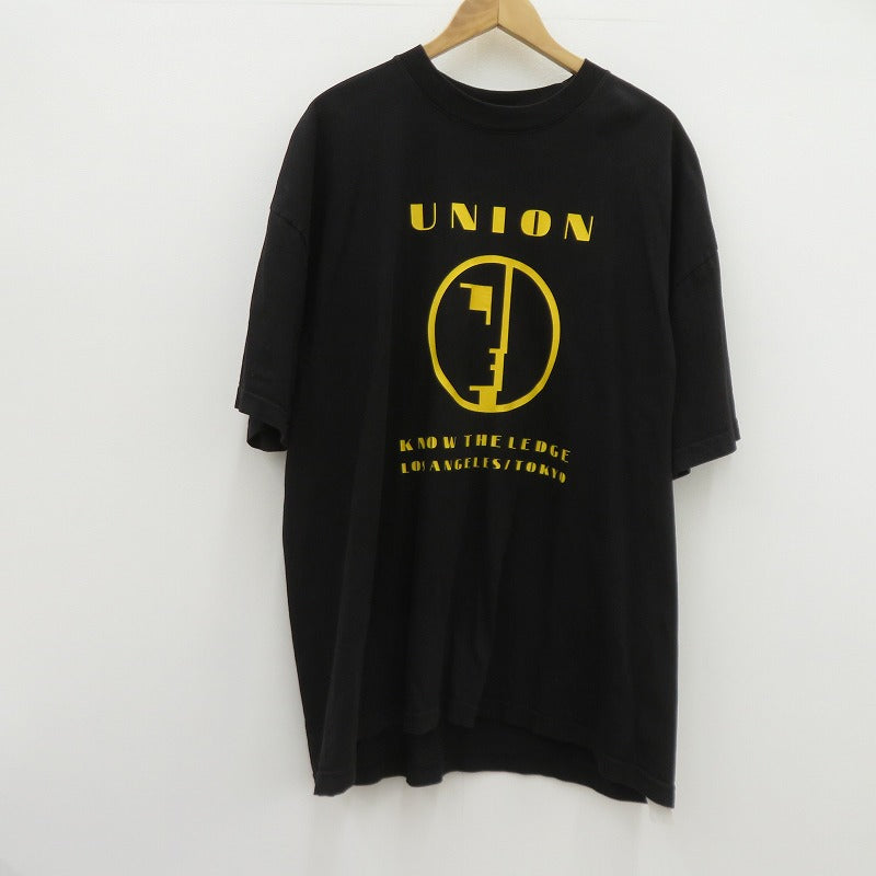 UNION | ユニオン know the ledge 半袖Ｔシャツ ブラック サイズ：4【瀬戸大橋店】