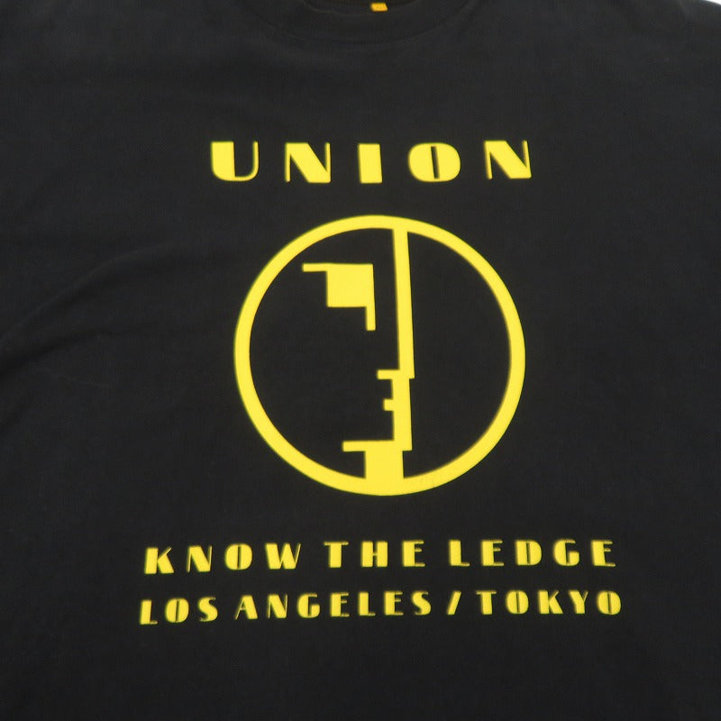 UNION | ユニオン know the ledge 半袖Ｔシャツ ブラック サイズ：4【瀬戸大橋店】