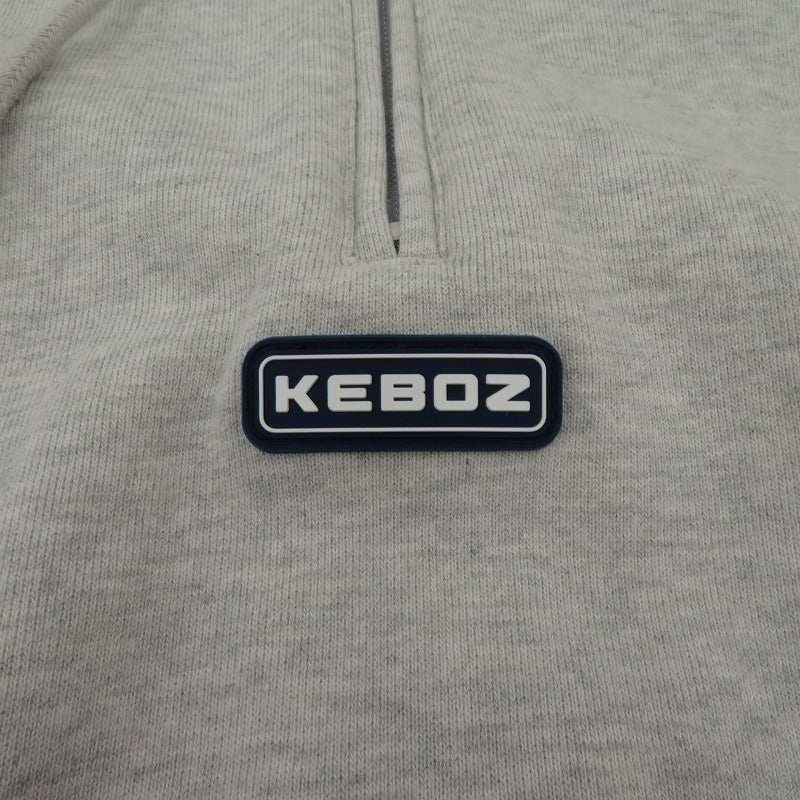 KEBOZ | ケボズ ハーフジップ パーカー グレー サイズ：L【瀬戸大橋店】