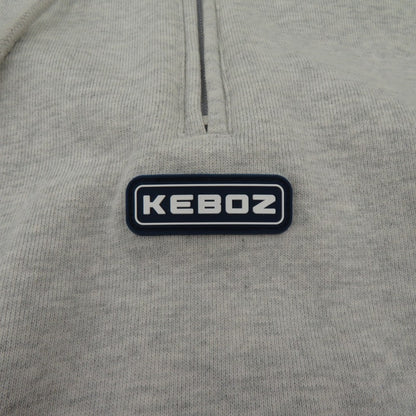 KEBOZ | ケボズ ハーフジップ パーカー グレー サイズ：L【瀬戸大橋店】