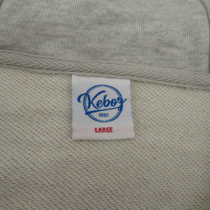 KEBOZ | ケボズ ハーフジップ パーカー グレー サイズ：L【瀬戸大橋店】