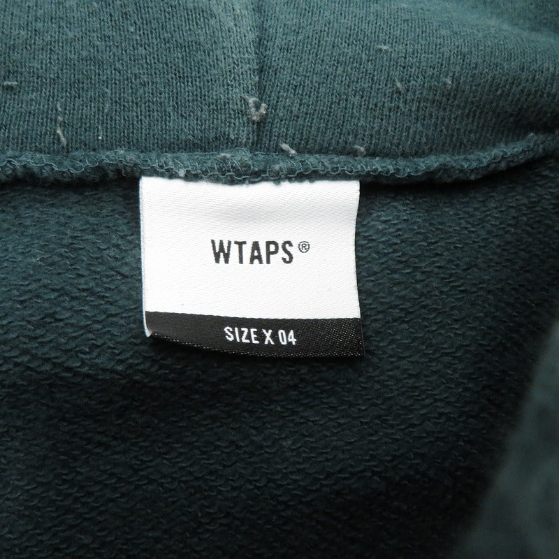 W)TAPS | ダブルタップス DTOM SWEAT PARKA 19AW パーカー グリーン サイズ：4【瀬戸大橋店】