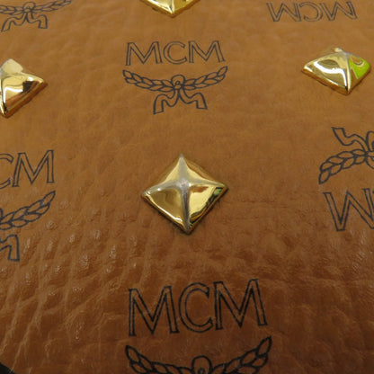 MCM | エム・シー・エム ヴィセトス スタッズ クラッチバッグ MXZ4AVE82CO001 ブラウン【瀬戸大橋店】