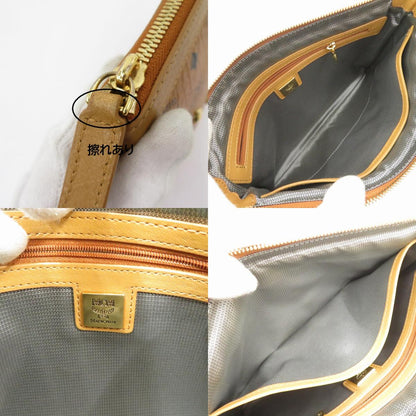 MCM | エム・シー・エム ヴィセトス スタッズ クラッチバッグ MXZ4AVE82CO001 ブラウン【瀬戸大橋店】