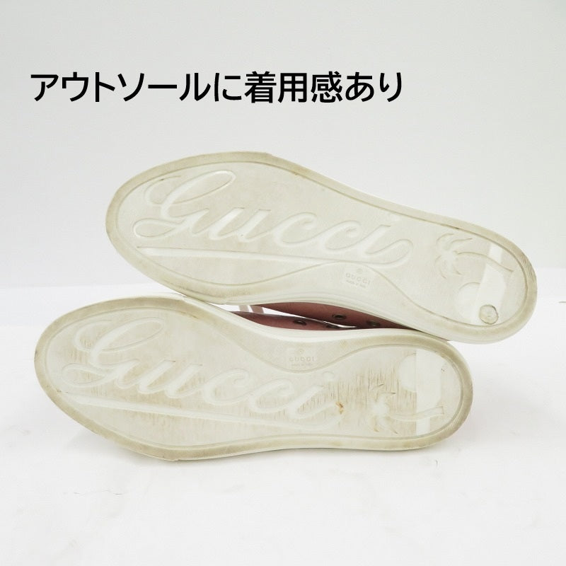 GUCCI | グッチ GGキャンバス スニーカー 426187 ピンク サイズ：表記サイズ(EU)【瀬戸大橋店】
