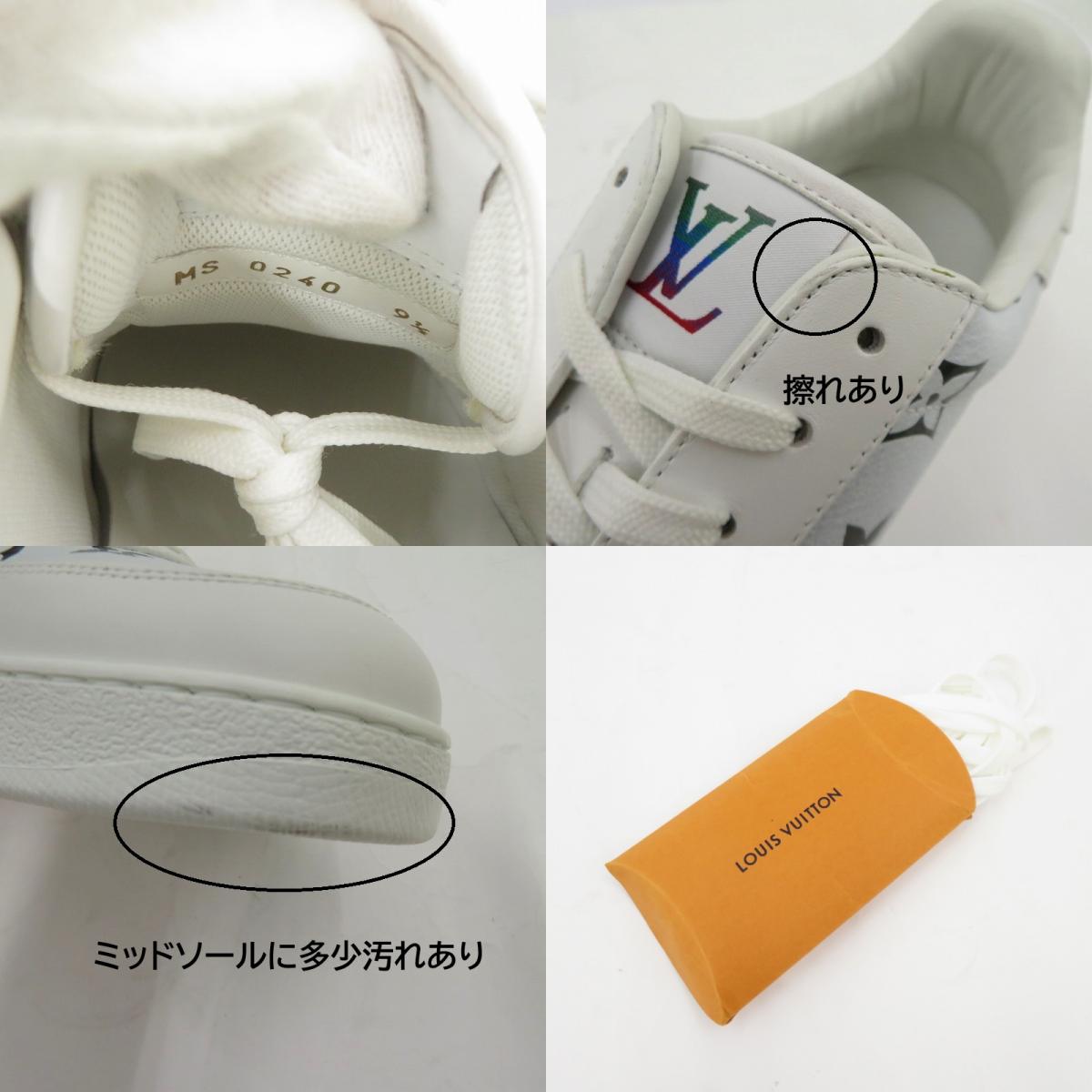 LOUIS VUITTON | ルイ・ヴィトン リヴォリ・ライン スニーカー スニーカー MS0290 サイズ:9 1/2 ホワイト【瀬戸大橋店】