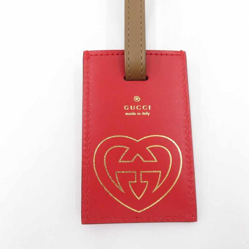GUCCI | グッチ ラゲッジタグ その他小物 レッド【瀬戸大橋店】