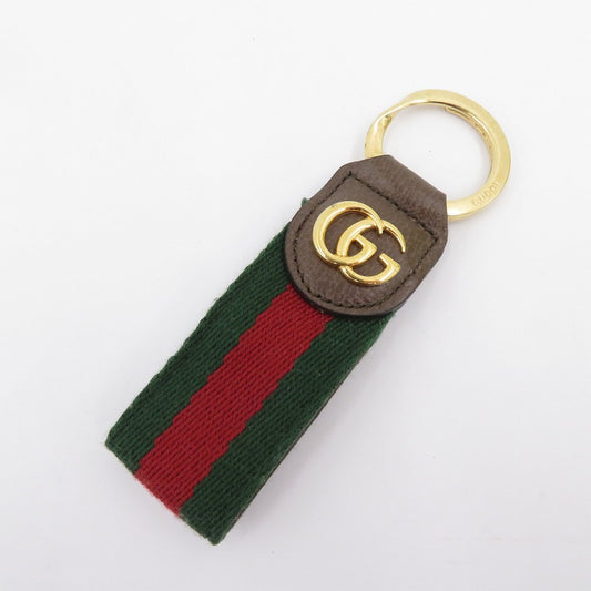 GUCCI | グッチ オフィディア キーチェーン キーホルダー 523161・479292 グリーン【瀬戸大橋店】
