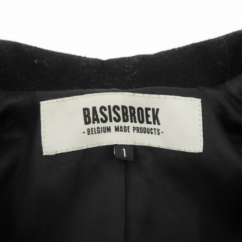 BASISBROEK | バージズブルック ウールコート その他アウター ブラック サイズ：1【瀬戸大橋店】