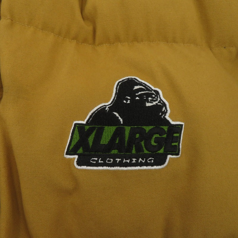 X-LARGE | エクストララージ ACTIVE DUCK PUFFER JACKET 中綿ジャケット 101224021008 ベージュ サイズ：XL【瀬戸大橋店】