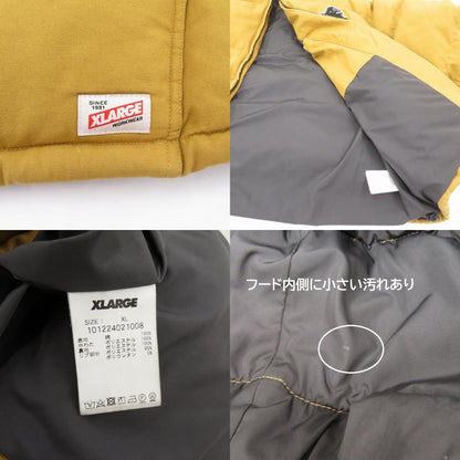 X-LARGE | エクストララージ ACTIVE DUCK PUFFER JACKET 中綿ジャケット 101224021008 ベージュ サイズ：XL【瀬戸大橋店】
