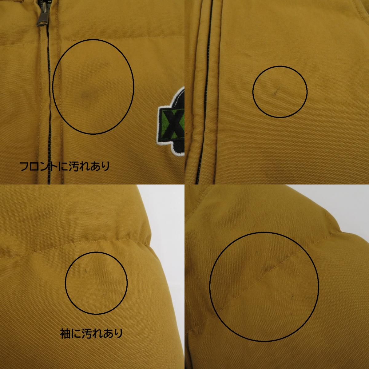 X-LARGE | エクストララージ ACTIVE DUCK PUFFER JACKET 中綿ジャケット 101224021008 ベージュ サイズ：XL【瀬戸大橋店】
