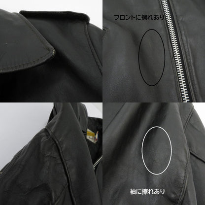 schott | ショット ワンスター ダブルライダース ジャケット 80s後期 レザー ブラック サイズ：36【瀬戸大橋店】