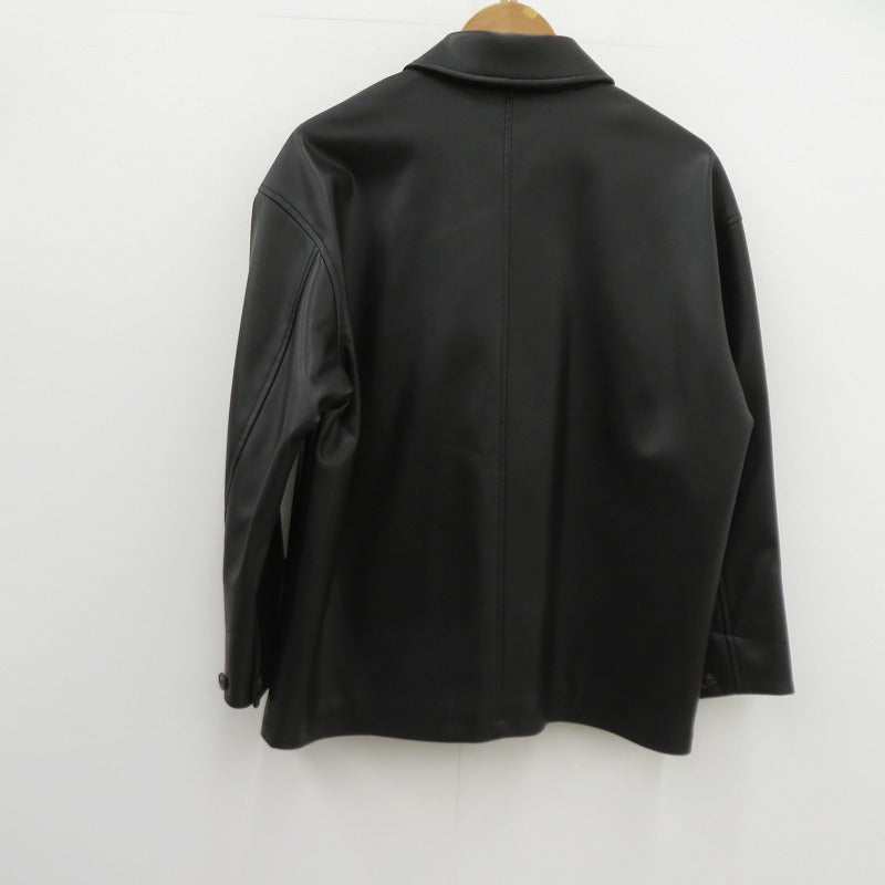 MACPHEE | マカフィー レザーライク カバーオール ジャケット その他アウター 12-07-51-07001 ブラック サイズ：36【瀬戸大橋店】