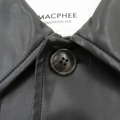 MACPHEE | マカフィー レザーライク カバーオール ジャケット その他アウター 12-07-51-07001 ブラック サイズ：36【瀬戸大橋店】