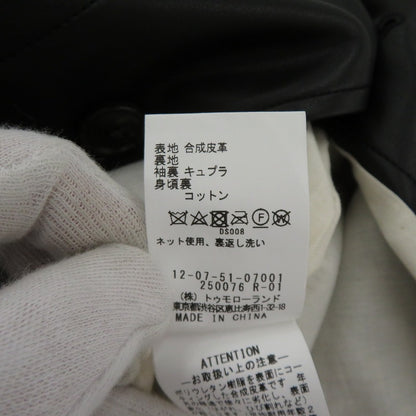 MACPHEE | マカフィー レザーライク カバーオール ジャケット その他アウター 12-07-51-07001 ブラック サイズ：36【瀬戸大橋店】