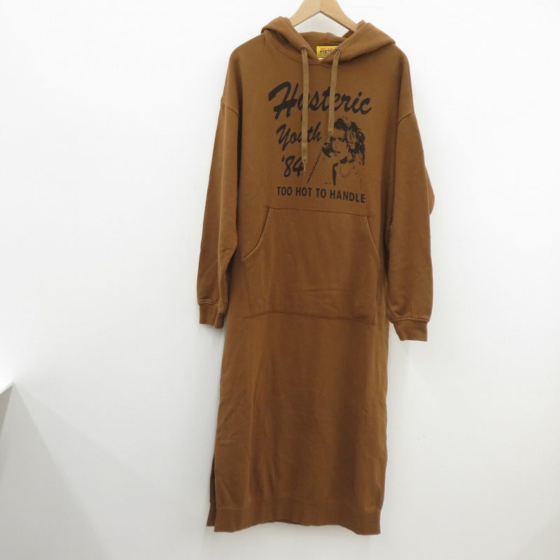 HYSTERIC GLAMOUR | ヒステリックグラマー TOO HOT TO HANDLE ワンピース 01221CO06 ブラウン サイズ：FreeSize【瀬戸大橋店】