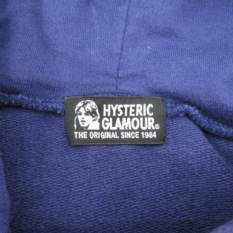 HYSTERIC GLAMOUR | ヒステリックグラマー パーカー 01201CF04 ネイビー サイズ：FreeSize【瀬戸大橋店】