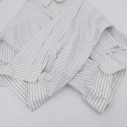 MM6(Maison Margiela) | エムエムシックスメゾンマルジェラ レイヤードストライプシャツ 20SS 長袖シャツ S53088 ホワイト サイズ：38【瀬戸大橋店】