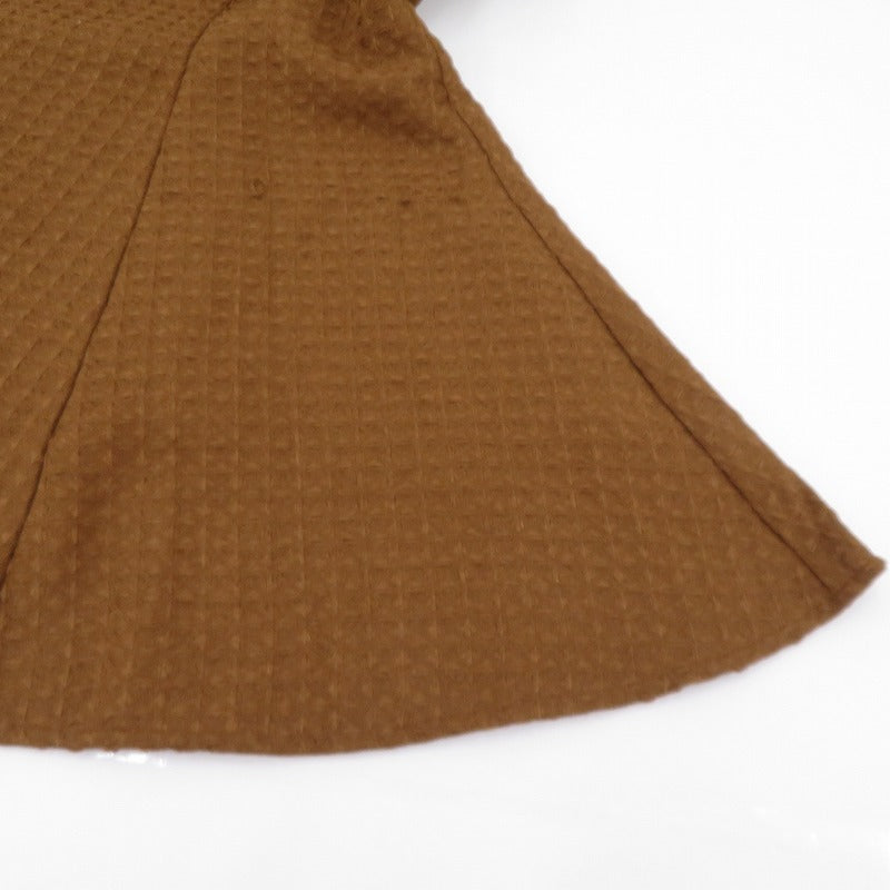 LEJA 2WAYオフショルダーパフスリーブマーメイドワンピース ワンピース LJES322242 ブラウン サイズ：L【瀬戸大橋店】