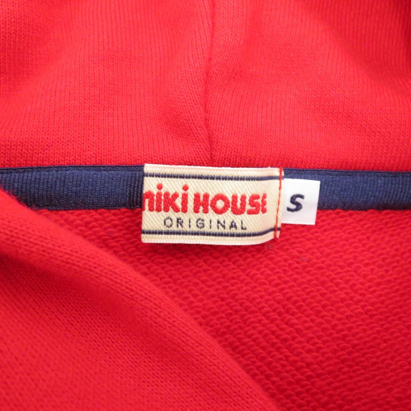 MIKI HOUSE パーカー レッド サイズ：S【瀬戸大橋店】
