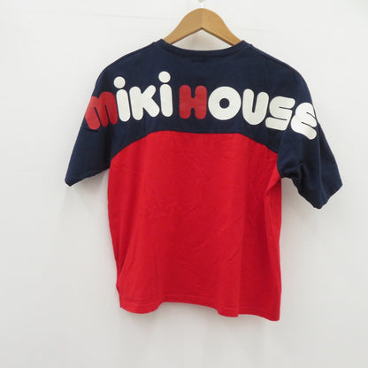 MIKI HOUSE バックロゴ 半袖Ｔシャツ 10-5279-497-31 ネイビー サイズ：S【瀬戸大橋店】