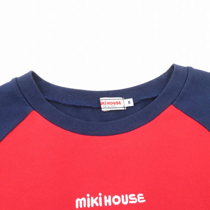 MIKI HOUSE バックロゴ 半袖Ｔシャツ 10-5279-497-31 ネイビー サイズ：S【瀬戸大橋店】