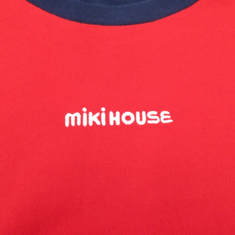 MIKI HOUSE バックロゴ 半袖Ｔシャツ 10-5279-497-31 ネイビー サイズ：S【瀬戸大橋店】
