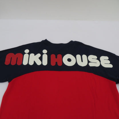 MIKI HOUSE バックロゴ 半袖Ｔシャツ 10-5279-497-31 ネイビー サイズ：S【瀬戸大橋店】