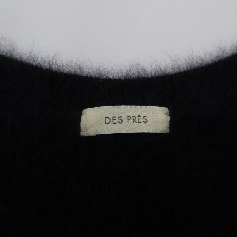 DES PRES | デプレ フォックスカシミヤ Vネック ベスト ネイビー サイズ：FreeSize【瀬戸大橋店】