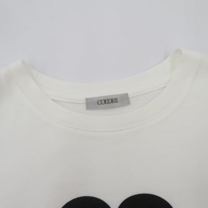 COUDRE 長袖Ｔシャツ CD-128 ホワイト サイズ：不明【瀬戸大橋店】
